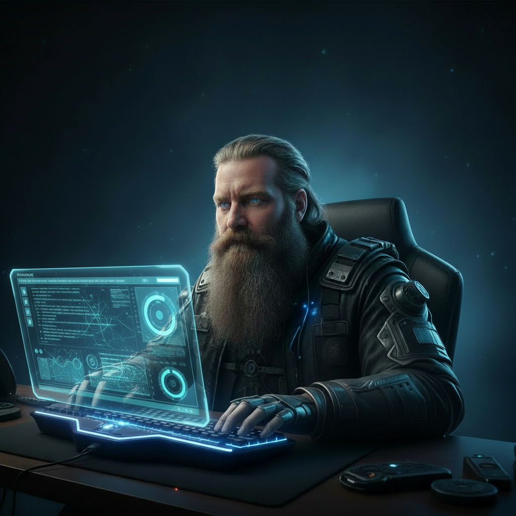 An image that looks roughly like me just way cooler.